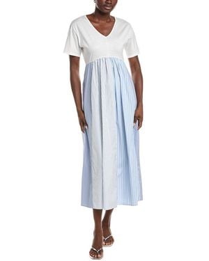 Max Mara Weekend Bronzo Midi Dress - Blue