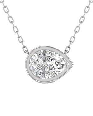 Lab Grown Diamonds 14k 0.25 Ct. Tw. Lab Grown Diamond Necklace - White