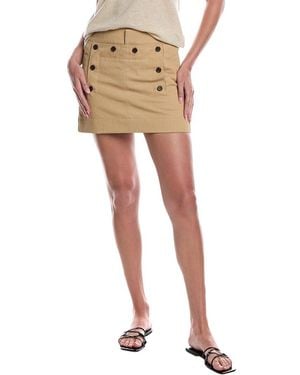 A.L.C. Elli Linen-Blend Mini Skirt - Natural