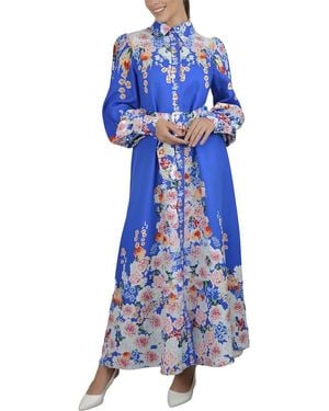 WELLWAY Maxi Dress - Blue
