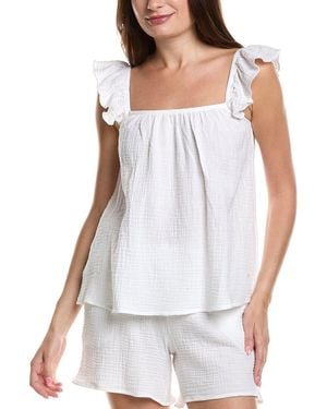 Petite Plume Celeste Top - White