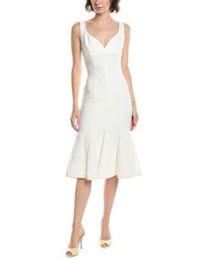 Black Halo Ashlyn Midi Dress - White