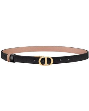 Dior Leather Belt - Natural