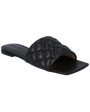 Bottega Veneta Lambskin Leather Padded Sandal (Authentic Pre- Loved) - Black