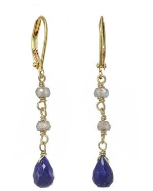 Rachel Reinhardt Jewelry 14k Over Silver Gemstone Earrings - White