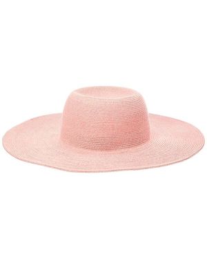Bruno Magli Packable Floppy Brim Sun Hat - Pink