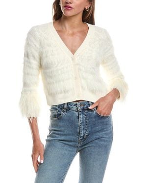 Cinq À Sept Vivica Wool-Blend Cardigan - White