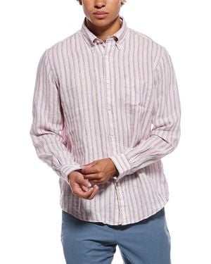 Brooks Brothers Linen Seasonal Pattern Shirt - Gray