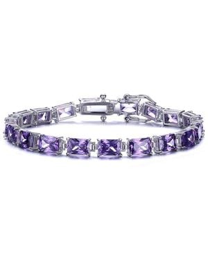 Genevive Jewelry Cz Bracelet - Blue
