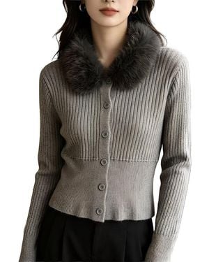 Tedora Cardigan - Grey