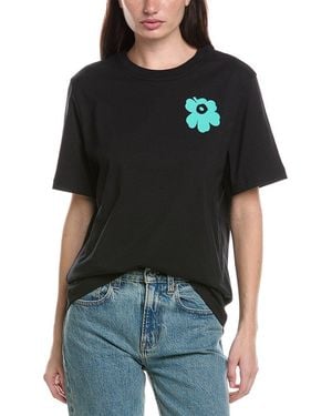 Marimekko Ae Embla Unikko Placement T-Shirt - Black