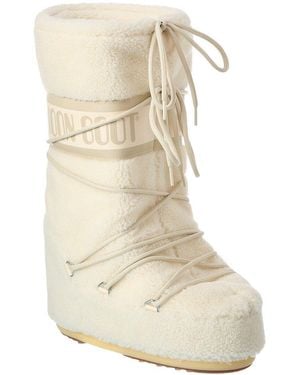 Moon Boot Icon Fleece Boot - Natural