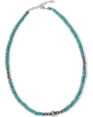TIRAMISU Plated Mohave Statement Necklace - Blue