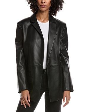 Jacquemus Leather Jacket - Black