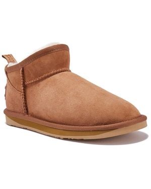 Australia Luxe Cozy Ultra Short Sheepskin Boot - Brown