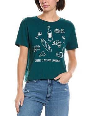 Wildfox I Love Cheese Jamie T-Shirt - Green