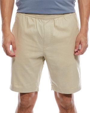 Vince Linen-Blend Short - Natural