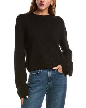 LUXE ALWAYS Pointelle Jumper - Black