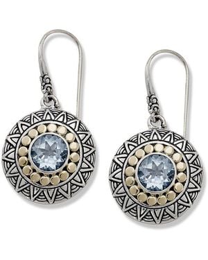 Samuel B. 18K 5.00 Ct. Tw. Topaz Earrings - Multicolour