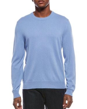 Theory Hilles Cashmere Crewneck Jumper - Blue
