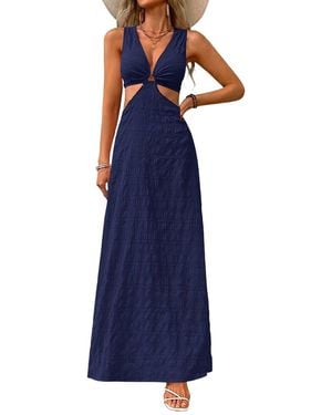 VIBI Maxi Dress - Blue