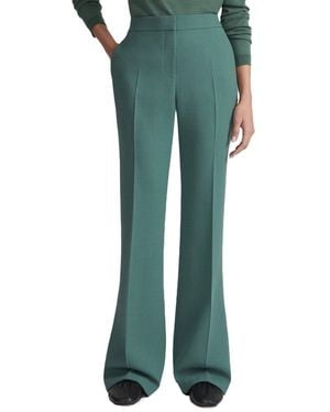 Lafayette 148 New York Gates Flared Full Length Pant - Green