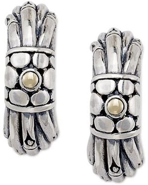 Samuel B. Bamboo Earrings - White