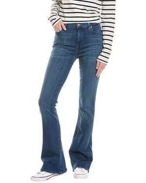 7 For All Mankind Ali High-Waist Neptune Classic Flare Jean - Blue