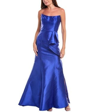 Rene Ruiz Mikado Gown - Blue