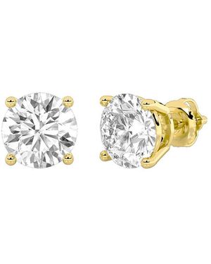 Lab Grown Diamonds 14K 2.00 Ct. Tw. Lab-Grown Diamond Earrings - Metallic