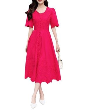 BURRYCO Midi Dress - Pink