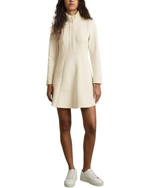 Reiss Krysta Fit & Flare Jersey Dress - Natural