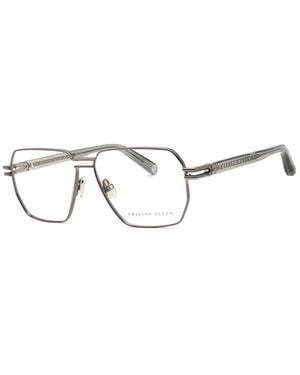 Philipp Plein 58Mm Optical Frames - Metallic