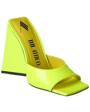 The Attico Devon Leather Sandal - Yellow