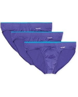 2xist Sliq Micro Brief (3 Pack) - Blue