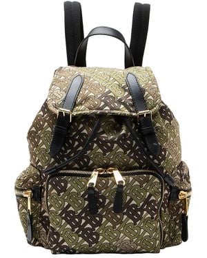 Burberry Nylon Tb Rucksack Medium Backpack (Authentic Pre-Loved) - Black
