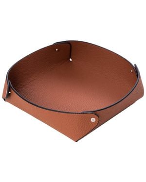 Bey-berk Alex Design Valet Tray - Brown