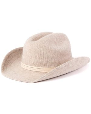 San Diego Hat Rowley Machine Knit Cattleman's Hat - Natural