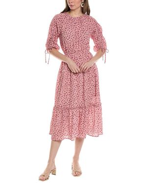 Brook + Lynn Brook + Lynn Midi Dress - Pink