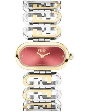 Fendi O'lock Diamond Watch - White