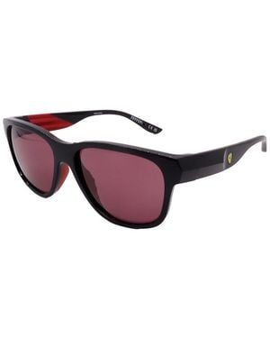 Ferrari 57Mm Sunglasses - Red