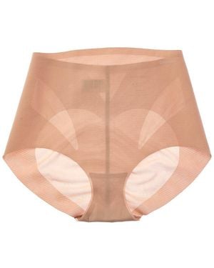 Calvin Klein Stay-Put Mesh Brief - Natural