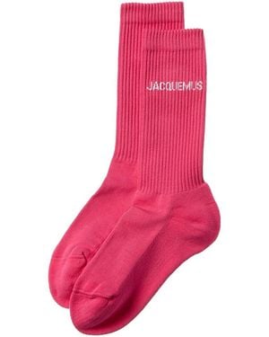 Jacquemus Les Chaussettes Socks - Pink