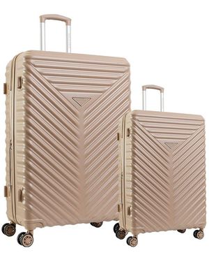 Joan & David Max Studio The Auckland Abs 2pc Hard-sided Luggage Set - Natural