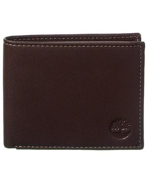 Timberland Passcase Leather Wallet - Purple