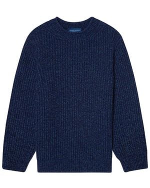 Robert Talbott Cashmere & Wool-Blend Spencer Rollneck Sweater - Blue