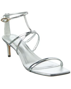Alexandre Birman Phoebe 60 Leather Sandal - Metallic