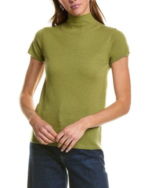 InCashmere Turtleneck Cashmere T-Shirt - Green