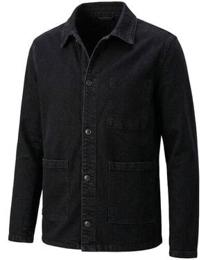 Ron Tomson Denim Chore Jacket - Black
