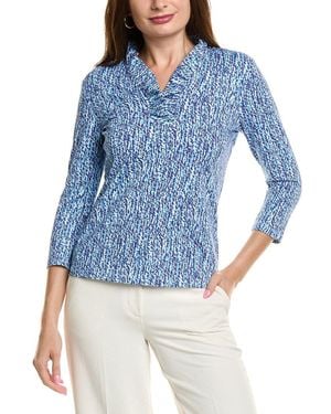 J.McLaughlin Durham Catalina Cloth Top - Blue